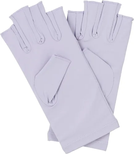 Saian Guantes de protección UV UPF 50+ guantes solares sin dedos para proteger las manos – Nylon ligero sin dedos para manicura lámpara cuidado de