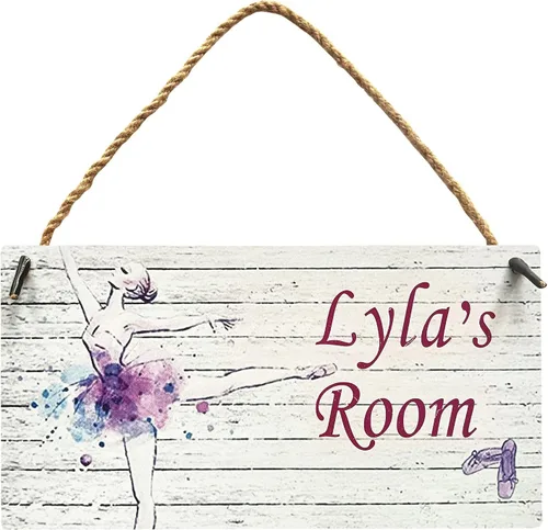 Miniatura 5 de JZDKJN Personalize Name Decoración de la pared del hogar Colgante de elefante bebé rosa dormitorio niño niña habitación creativa pared colgante