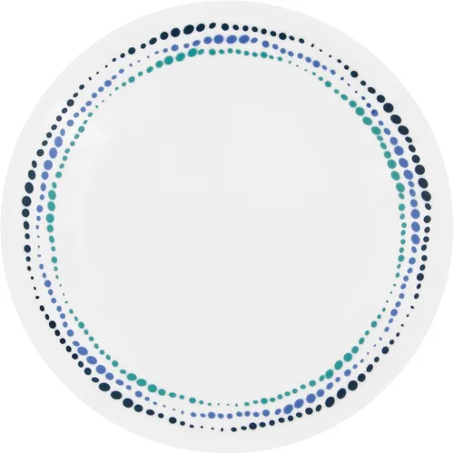 Miniatura 3 de Corelle Ocean Blues - Vajilla resistente a las roturas y a las roturas para 4 personas, color azul, 12 piezas
