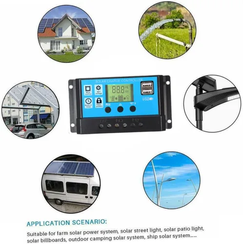 Miniatura 9 de TIDTALEO Dc Dual USB Kit de panel solar portátil con controlador de carga para mantenimiento de batería de camping RV y energía de emergencia