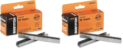 Miniatura 6 de Bostitch STCR211538 B8 PowerCrown - Grapas premium, longitud de pierna de 3/8 pulgadas, 5000/caja