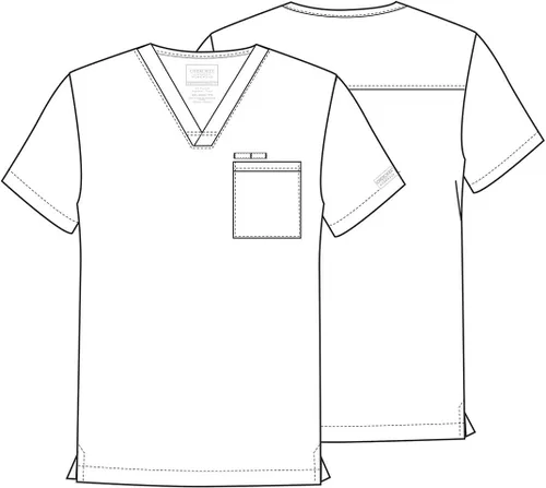 Miniatura 6 de Cherokee Scrubs for Men V-Neck Top, Workwear Professionals Soft Stretch WW675