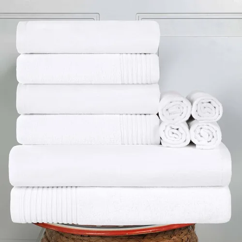 Miniatura 34 de SUPERIOR Juego de 6 toallas de algodón surtido de 6 piezas, incluye 2 toallas de baño, 2 manos, 2 toallas faciales, suaves, absorbentes, accesorios