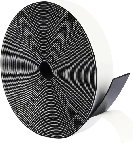 Miniatura 11 de Yotache Cinta De Tira De Sellado De Goma Espuma 2" x 1/4", Tiras Adhesivas De Espuma Cinta De Espuma De Celda Cerrada Burlete Meteorológico