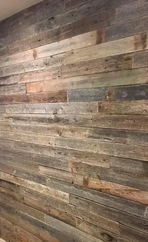 Miniatura 4 de Tablones de madera reciclada rústica desgastada para manualidades, proyectos y decoración (20 tablones de 48 pulgadas de largo)