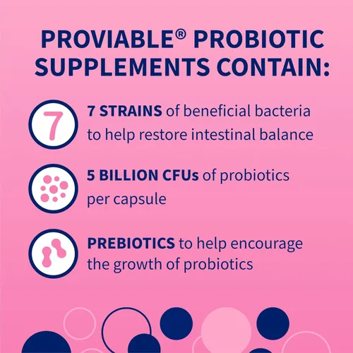 Miniatura 10 de Nutramax Proviable Probióticos para Perros y Gatos, Suplemento Diario para la Salud Digestiva con Múltiples Cepas de Bacterias, Probióticos