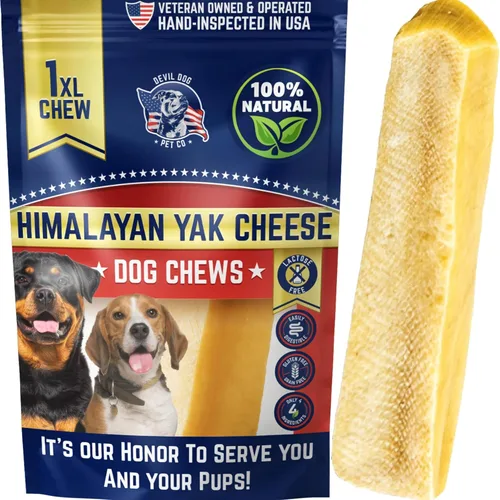 Miniatura 14 de Devil Dog Pet Co. Himalayan - Masticables para perros con queso de yak para razas grandes y gigantes y masticadores agresivos, de larga duración