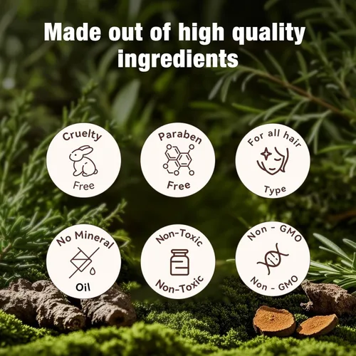 Miniatura 9 de Barra de champú con aceite esencial de hierbas para el crecimiento del cabello, fortalecimiento y voluminización, jabón orgánico con aceite