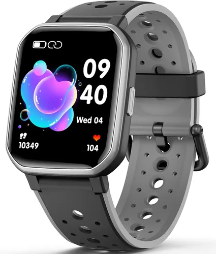 Reloj inteligente para niños y adolescentes, rastreador de fitness sin necesidad de teléfono, reloj para niños y niñas con 19 modos deportivos,
