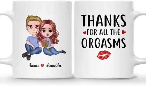 Miniatura 9 de Gossby Taza personalizada para parejas, regalo personalizado para esposa, novia, marido, novio con diseño, nombre, año, San Valentín, aniversario