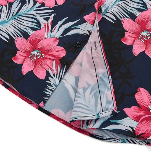 Miniatura 8 de ENVMENST Hawaiian Shirt for Men Short Sleeve Beach Printed Summer Button Down Aloha Shirt(S-3XL)