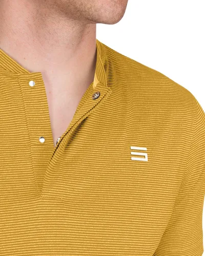 Miniatura 2 de Three Sixty Six Polo de golf de manga corta para hombre, ligero, absorbe la humedad, secado rápido, tejido elástico
