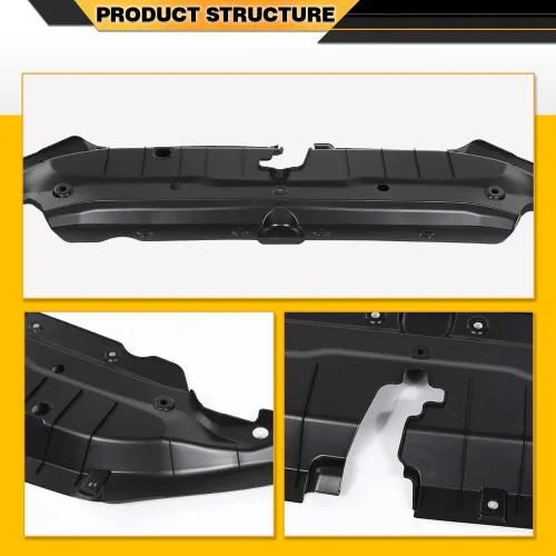 Miniatura 8 de CNNELL Cubierta superior de soporte del radiador compatible con Toyota 4Runner 2010-2020 TO1224108