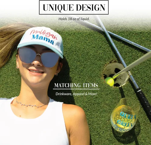 Miniatura 4 de Pavilion Gift Company Reina del verde - 18 Oz copa de vino sin tallo Humor divertido amante del golf mujeres regalo novela