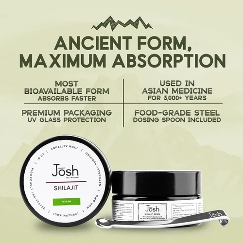Miniatura 7 de Resina Shilajit pura del Himalaya, 70% más de ácido fúlvico y más de 85 minerales para energía y enfoque, refuerzo de niveles T, estándar de oro
