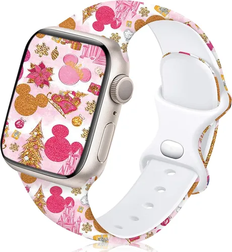 Miniatura 12 de Dressy Designer - Correa de silicona para orgullo compatible con Apple Watch para mujeres y hombres de 38/40/41/42/44/45/46/1.929 in, correas