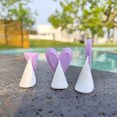 Miniatura 6 de Munyee Hua Intimate Pube - Juego de recortador de pelo para mujer con 3 formas, 3 prácticas maquinillas de afeitar, una bolsa de almacenamiento