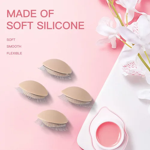 Miniatura 6 de Pretty memory Cabeza de maniquí de pestañas con 2 pares de párpados de práctica extraíbles, cabeza de maniquí de pestañas realista, suministros