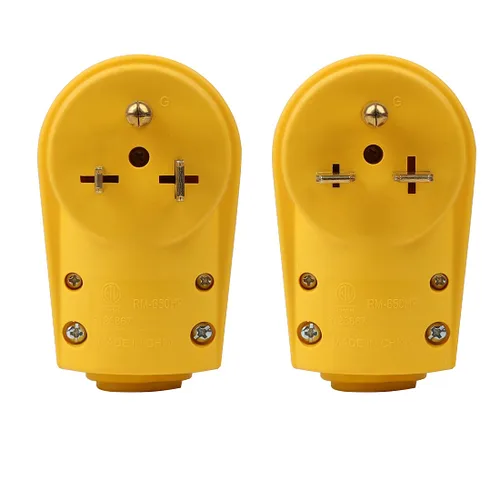 Miniatura 4 de Nema 6-30P/Nema 6-50P 30A/50A 250V Soldador Enchufe de alimentación rewirable, conectores de hoja recta Nema 6-30P con certificación ETL, enchufe