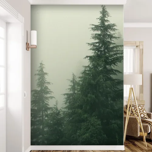 Miniatura 109 de SIGNFORD - Papel tapiz de diseño de bosque, removible para dormitorio o sala de estar, 100 x 144 pulgadas Bosque1-1911-m17