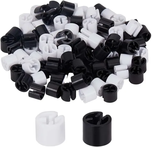 GORGECRAFT 110 marcadores para colgar ropa, etiquetas en blanco, juego surtido de marcadores de tamaño para colgar ropa, barra de 0.374 in para