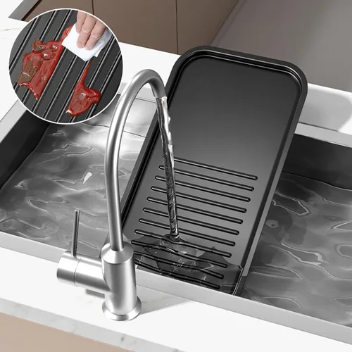 Miniatura 7 de AORAN - Parrilla eléctrica para interiores sin humo, parrilla de encimera de 800 W con platos de cocina antiadherentes extraíbles y estante