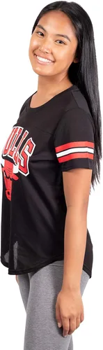 Miniatura 2 de Ultra Game - Camiseta de malla súper suave oficial de la NBA para mujer Negro