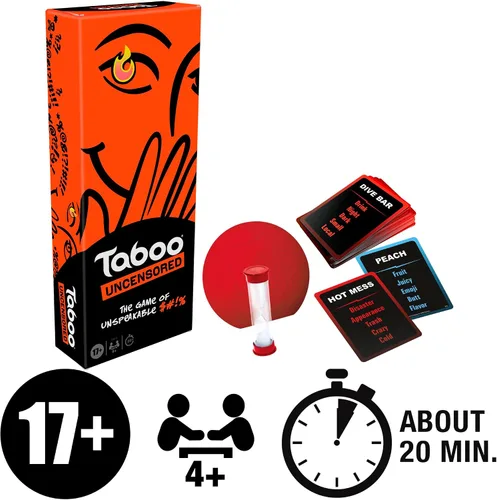 Miniatura 9 de Hasbro Gaming Taboo - Juego de mesa sin censura solo para adultos A partir de 17 años 4+ jugadores 20 minutos promedio Divertidos
