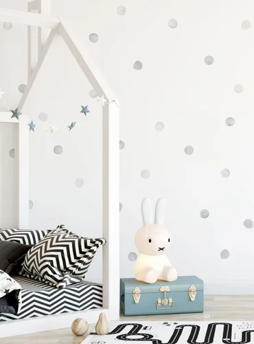 Miniatura 6 de Simple Shapes Pegatinas de pared con puntos de acuarela (rubor)