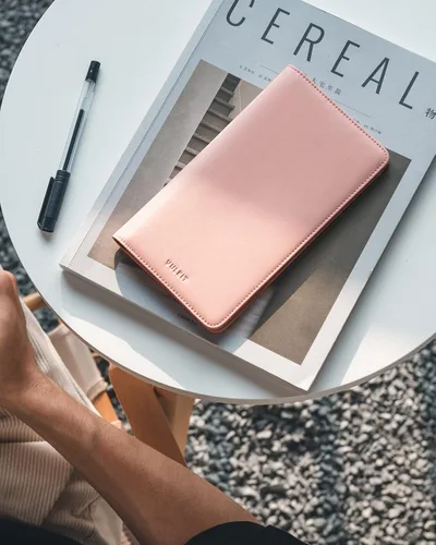 Miniatura 4 de VULKIT Billetera para pasaporte, con bloqueo RFID, cartera de viaje para hombres y mujeres