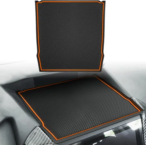 Miniatura 2 de Auovo Tapetes para tablero para accesorios de Subaru Forester 2019-2024/ Crosstrek 2018-2023 / Impreza 2018-2023, material de silicona para tablero