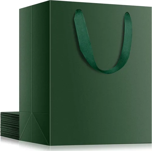 Miniatura 14 de EUSOAR Bolsas de papel de estraza grandes de 9.8 x 5.1 x 12.6 pulgadas a granel, bolsas resistentes para recuerdos de fiesta, cumpleaños, bodas