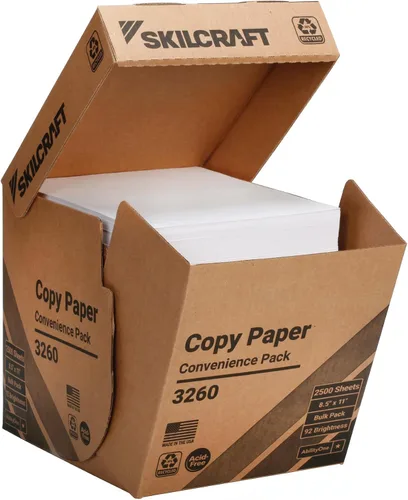 AbilityOne - 7530015623260-30% Papel de Copia Reciclado Post-Consumo - Embalado a Granel - 2500 unidades