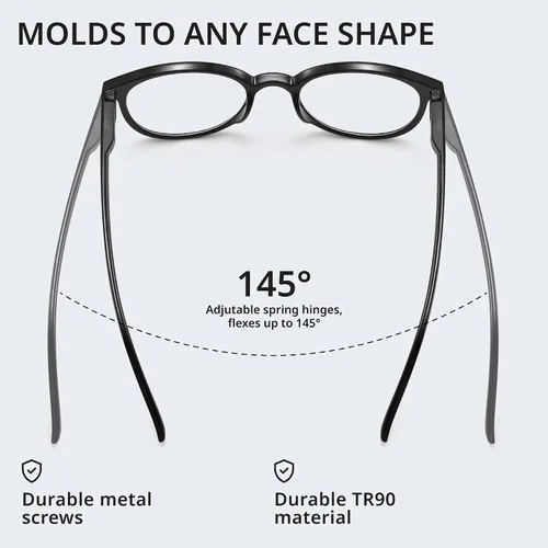 Miniatura 3 de GIBLOGO Reading Glasses for Women/Men Eye Glasses Blue Light Reading Glasses Cheaters Eyeglasses