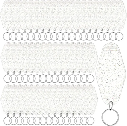 Miniatura 7 de Pinkunn 50 piezas de llavero de motel en blanco sublimación vintage llavero de hotel en blanco a granel para manualidades DIY ornamento