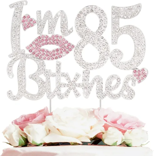 Miniatura 16 de ¡Soy el topper de pastel de cumpleaños número 15 divertido en oro y rosa con strass - ¡Feliz cumpleaños número 15, saludos a los quince años!