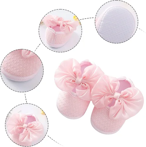 Miniatura 5 de Zapatos de vestir para niña pequeña, vestidos de Mary Jane, zapatos de fiesta ligeros de primera calidad, sin cordones, zapatos de bailarina