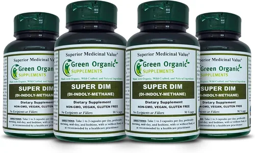 Miniatura 8 de Green Organic Supplements DIM, diindolilmetano, I-3-C, indol-3-carbinol, brócoli, 90 VCaps, alta absorción, sin OMG, sin gluten, (paquete de 3)