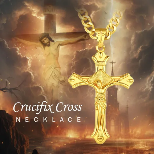 Miniatura 8 de CELESTIA Medallas de plata de ley 925 San Miguel/San Cristóbal/San Benito/San Gabriel/Virgen María/Jesús/Caravaca/Metatrón/Sello de los Siete