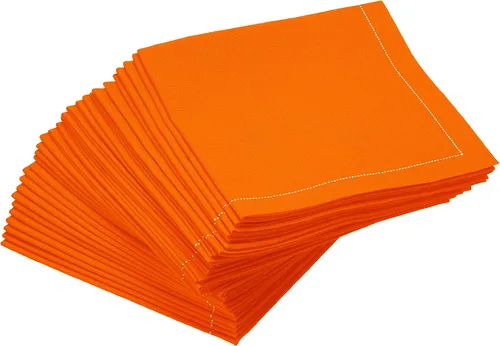 Miniatura 15 de Five Star Napkins Servilletas plegables de algodón para cóctel, bebidas, postres, bares, fiestas, eventos, vacaciones, bodas, fiestas, 8 x 8 Azul