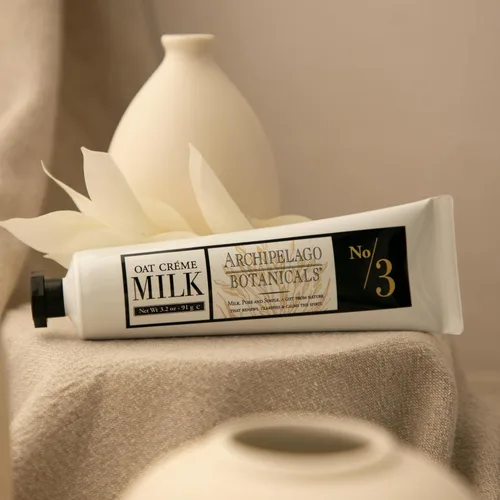 Miniatura 4 de Archipelago Botanicals Crema de manos de leche de avena, loción de manos rica y ligeramente perfumada para piel seca, cutículas y puntos ásperos