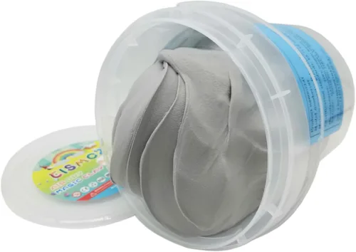 Arcilla de modelado Air Dry de 10.5 onzas, arcilla mágica ultraligera, masa de moldura para bricolaje, colores primarios para niños, kit de Gris