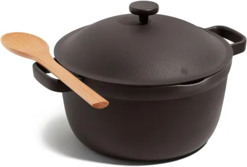 Miniatura 19 de Our Place Perfect Pot Olla de cerámica de 5.5 cuartos de galón con tapa y espátula Utensilios de cocina patentados 8 en 1, antiadherentes, sin