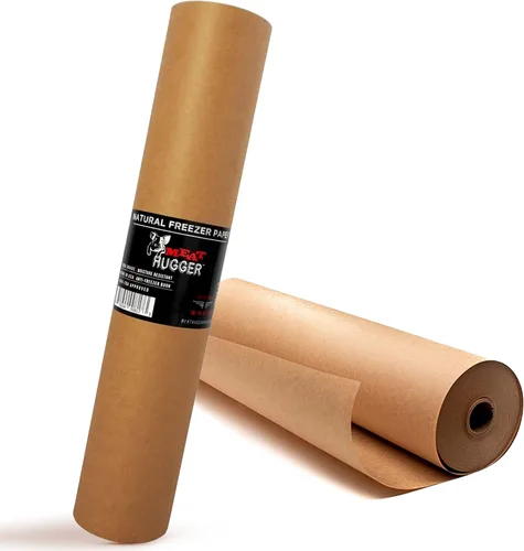 Meat Hugger Rollo dispensador de papel para congelador natural, papel congelador resistente a la humedad con revestimiento de poliéster para