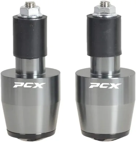 Miniatura 4 de Extremos para manillar de motocicleta, agarres de aluminio para manillar, tapas compatibles con HONDA PCX150 PCX125 (negro)