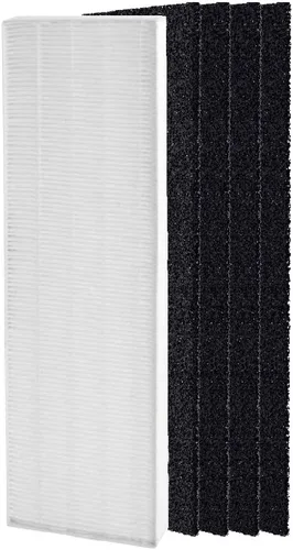 Nispira AeraMax 90 100 DX5 DB5 Filtro de repuesto para purificador de aire Fellowes Aeramax Parte 40101701 9287001 9324001, carbón activado HEPA