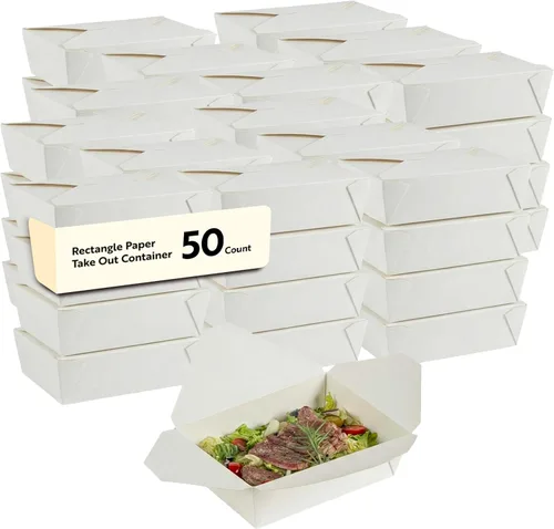 Miniatura 64 de Restaurantware Contenedor desechable para llevar, 30 oz / #1, negro