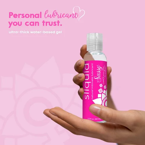 Miniatura 3 de Sliquid Sassy - Lubricante a base de agua, gel grueso y duradero, lubricante natural para mujeres/hombres/parejas, sin perfume, 2 onzas líquidas