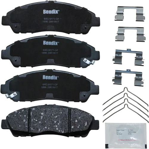 Miniatura 69 de Pastillas de freno delanteras cerámicas Bendix Priority1 CFC2302 para Hyundai Elantra 2021, Sonata 2022-2020, Kia K5 2023-2021