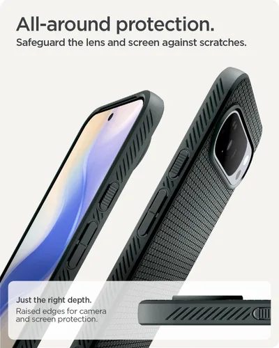 Miniatura 6 de Spigen Funda para Pixel 10 Pro XL, Liquid Air MagFit (2025) [diseñada para Pixelsnap, compatible con accesorios MagSafe] - Verde abismo